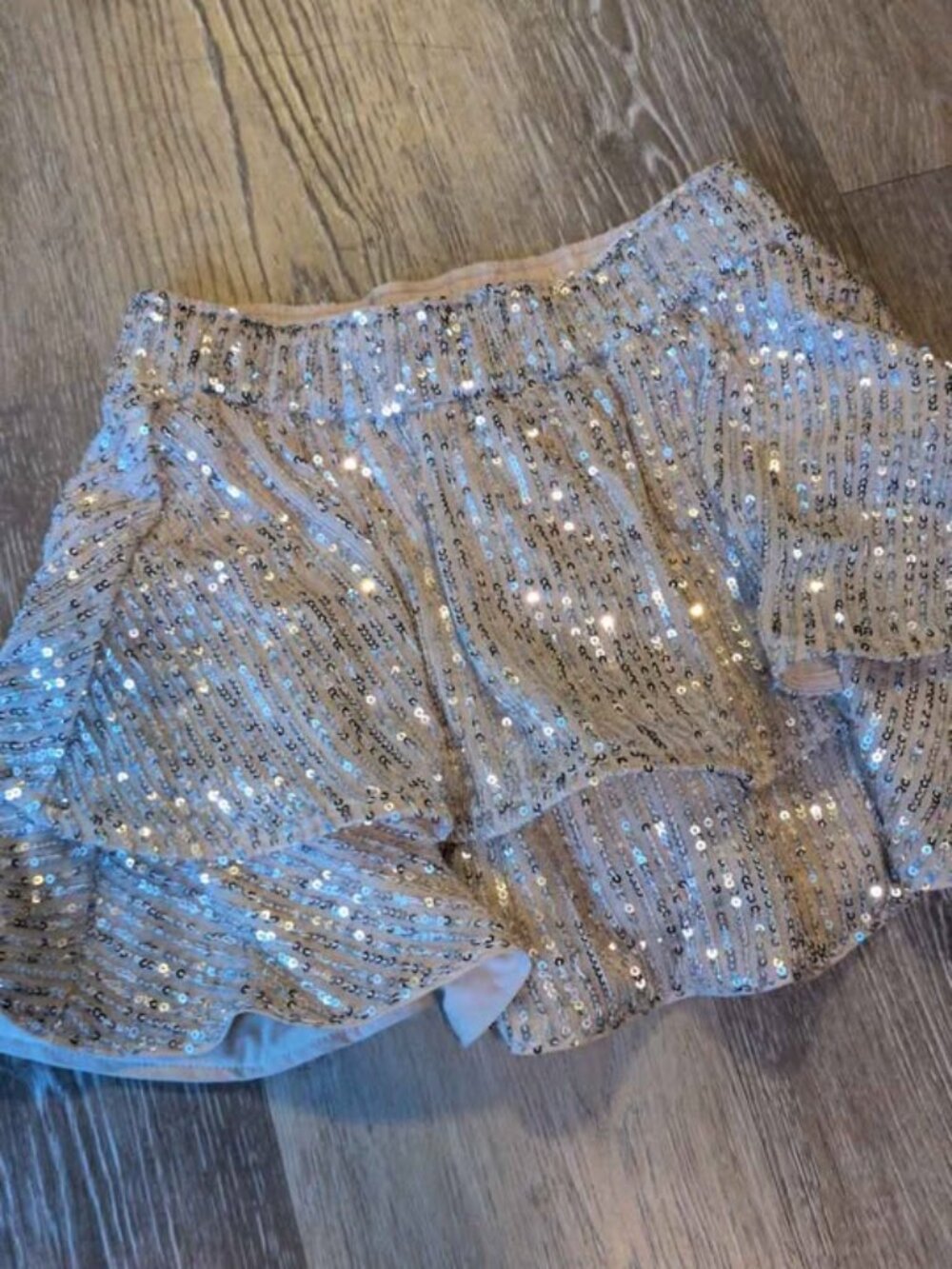 Abercrombie Kids Sequin Skort 5/6 girls